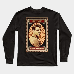 Eddie Cochran Design Long Sleeve T-Shirt